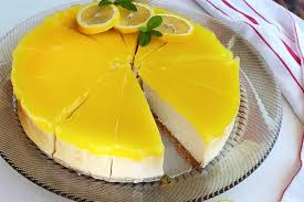 Limonlu cheesecake
