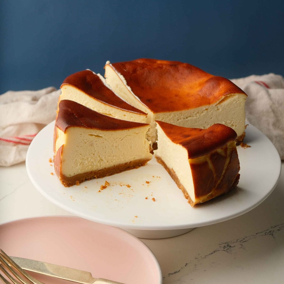 San Sebastian cheesecake